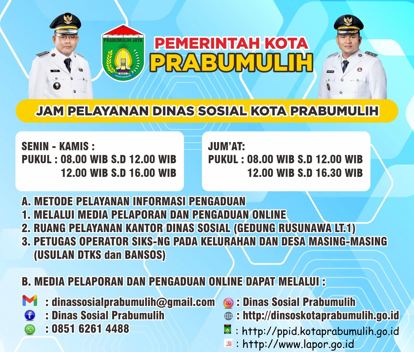 Jadwal Pelayanan